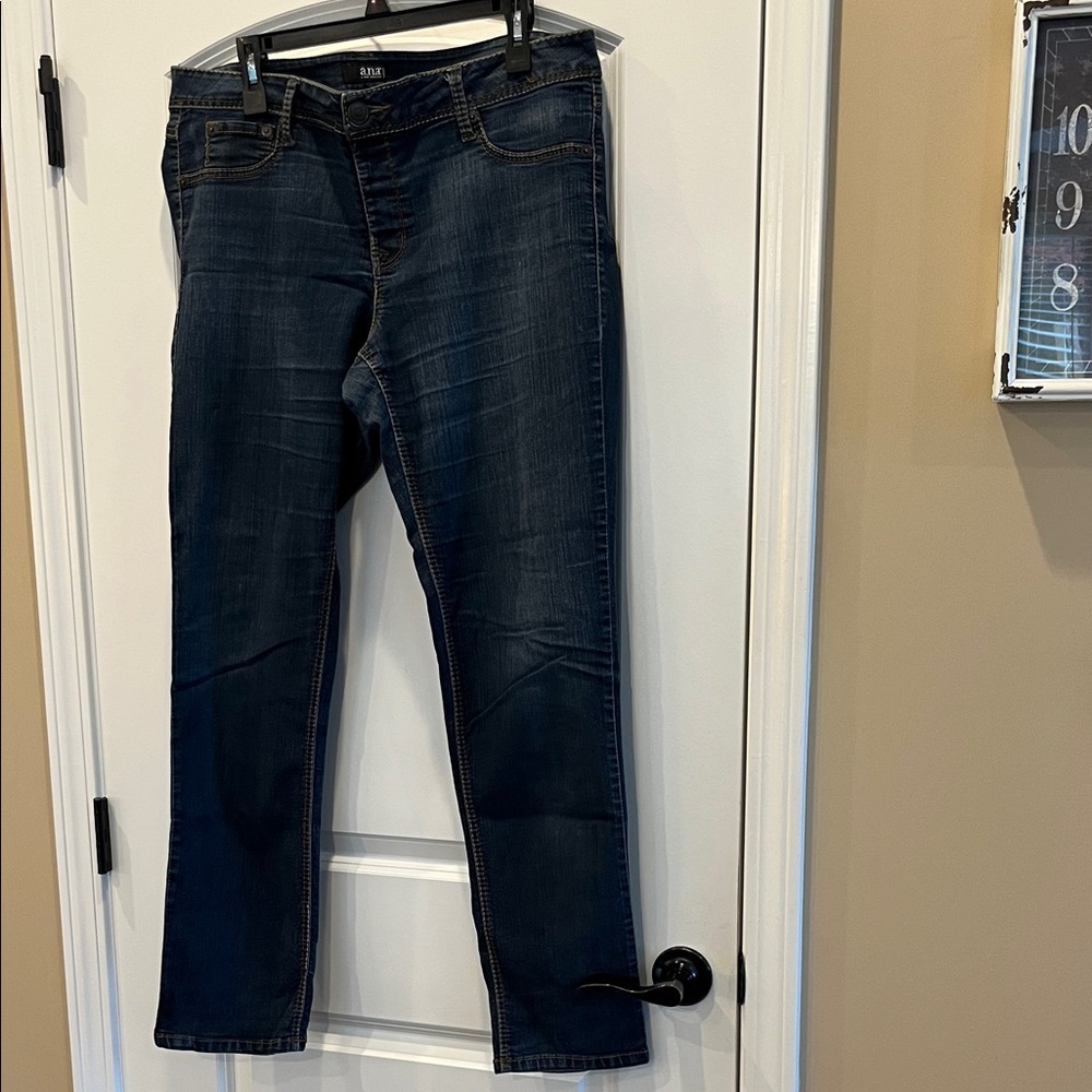 Women’s Blue Stretch Denim Jeans - Picture 2 of 4